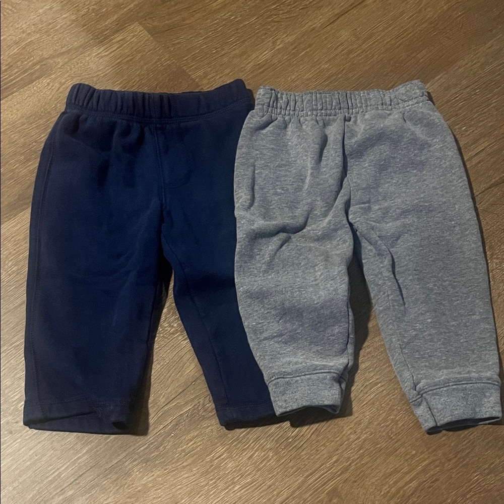 Cozy Kids Joggers - Navy and Gray